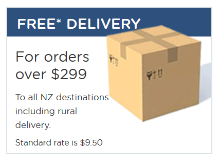 Free Delivery On All Orders Over $299*