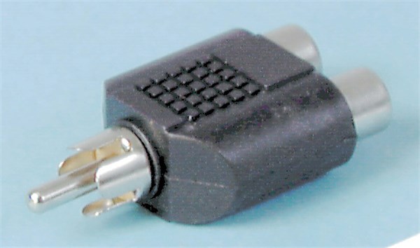 PA3560 RCA Plug to 2 X RCA Soc