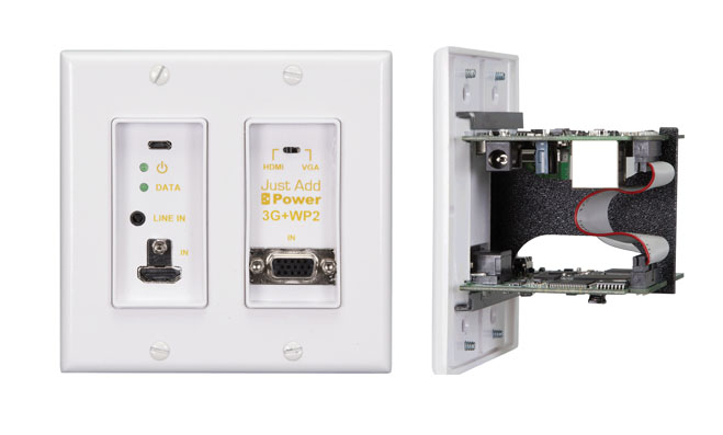 JAP-717WP2 3G+WP2 Wall Plate