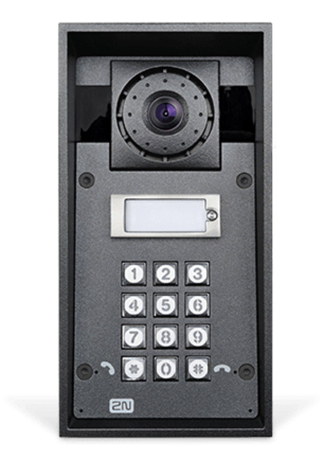 2N-9151101CHKW 2N Helios IP Force - 1 button Keyp
