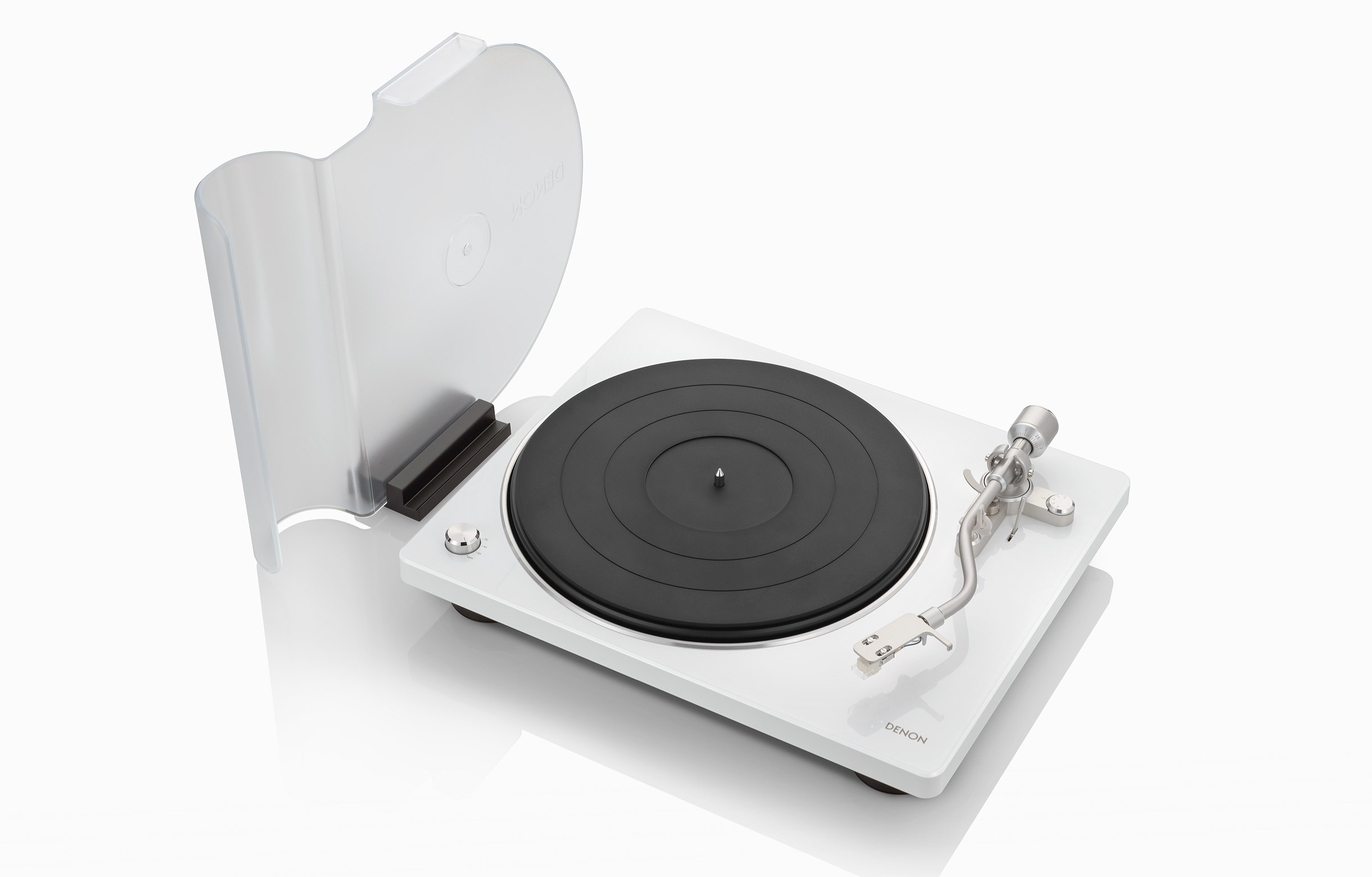 DENON TURN TABLE DP-400 WHITE