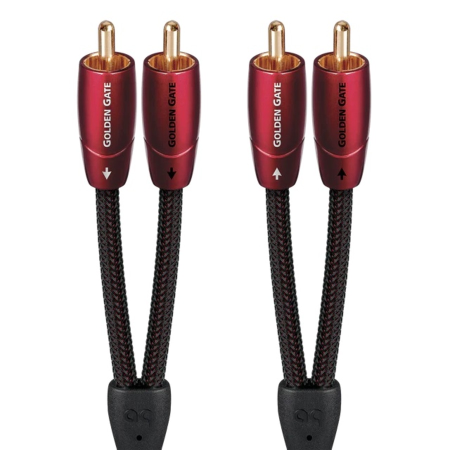 AUDIOQUEST Golden Gate 1.5M 2 to 2 RCA male. Soli