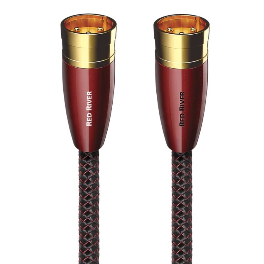 AUDIOQUEST Red River 0.5M XLR to XLR pair. Solid p