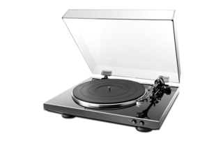 DENON TURN TABLE DP-300F BLACK