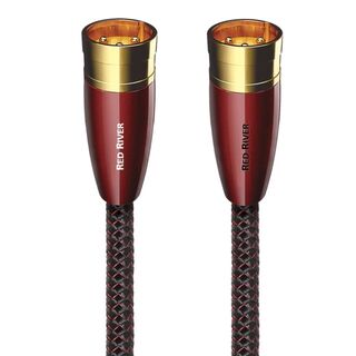 AUDIOQUEST Red River 1.5M XLR to XLR pair. Solid p