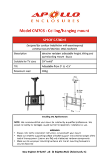 Apollo Ceiling Mount