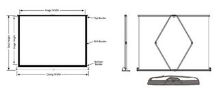 Grandview MICRO Pull Up Screen - 40